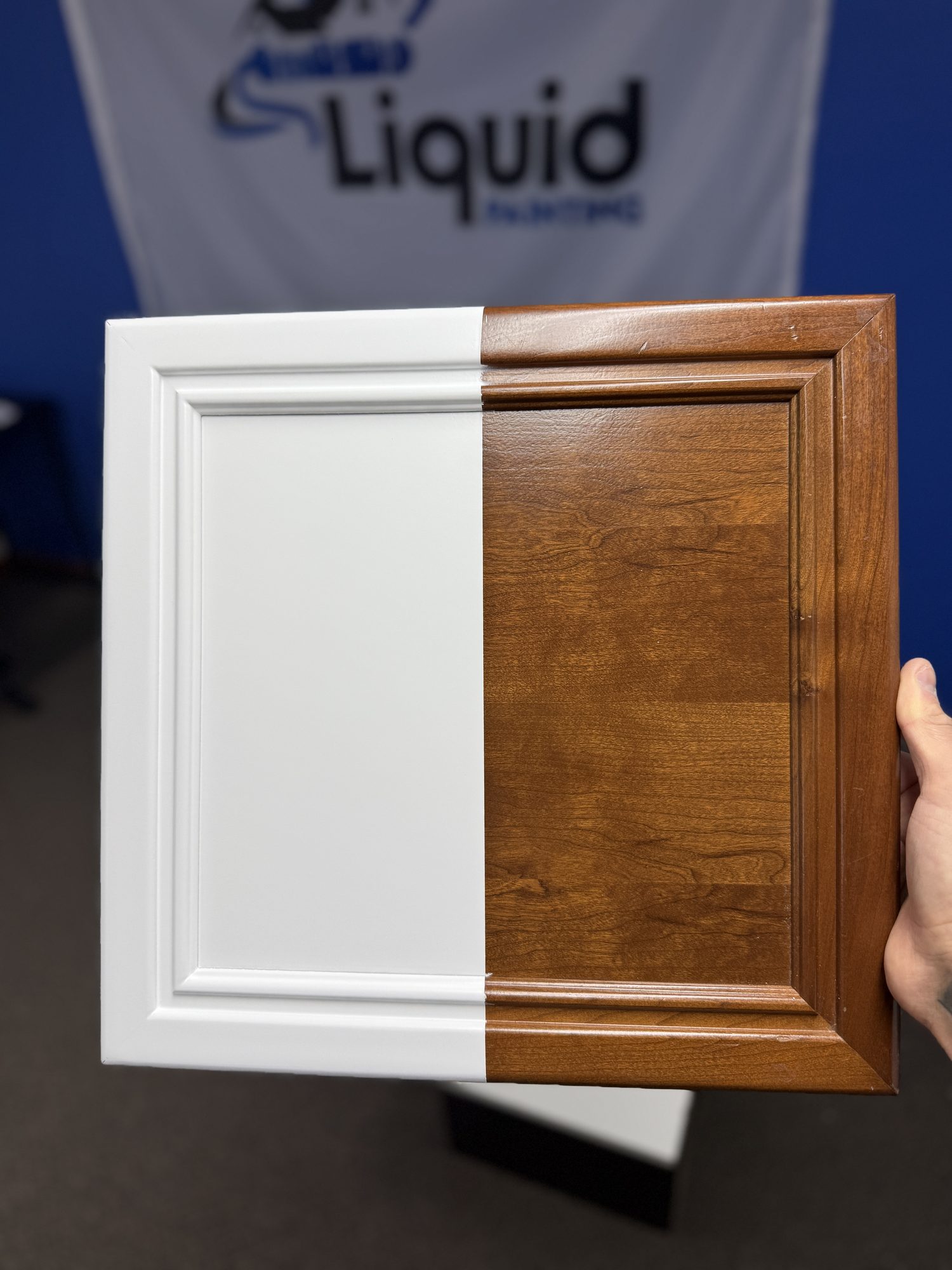 HALF OAK, HALF WHITE