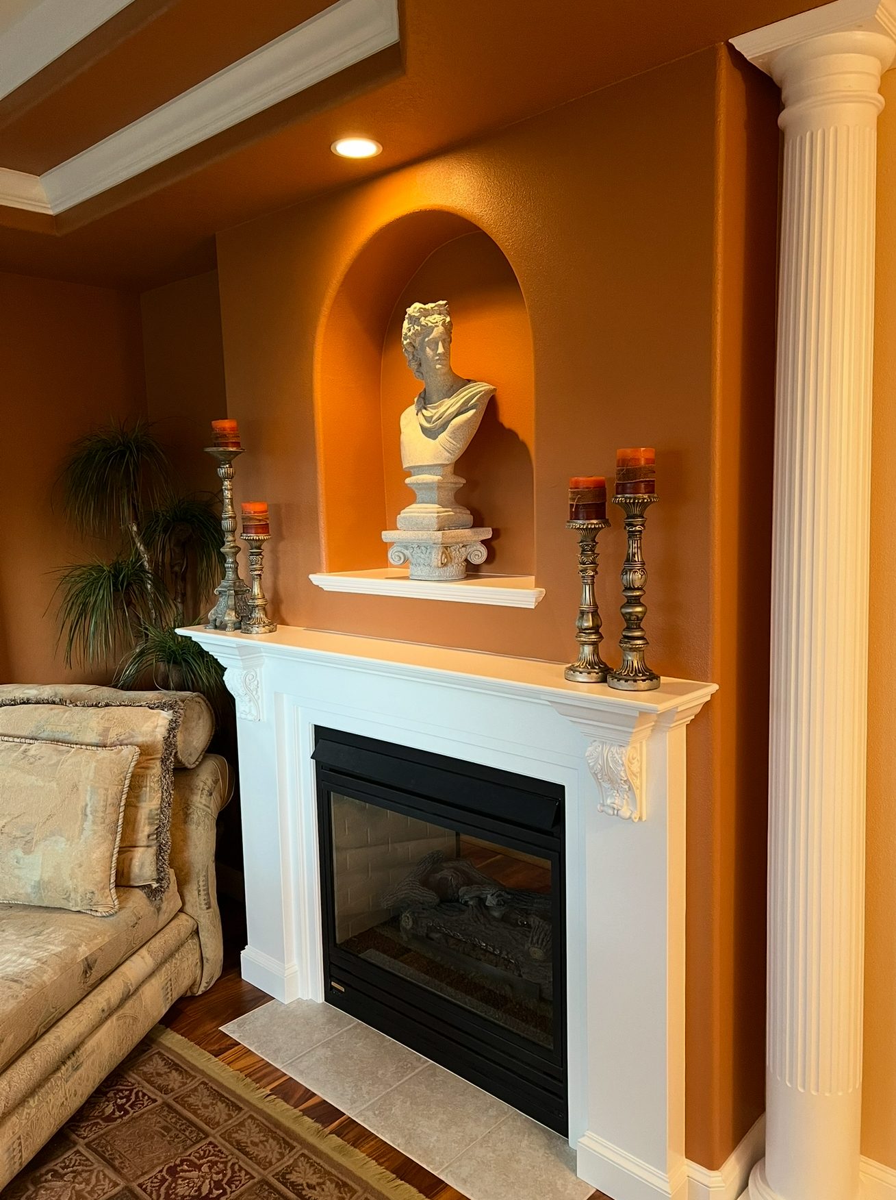 FIREPLACE & ARCH · AFTER